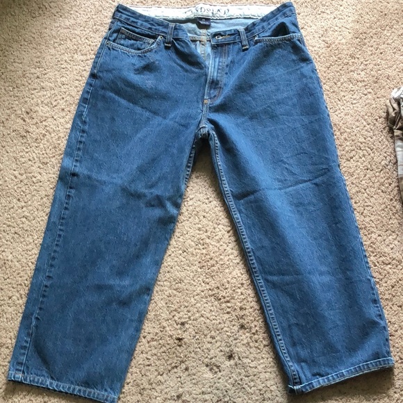 Men's Lands End Relaxed Fit Jeans - Picture 1 of 3